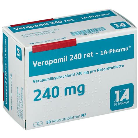 verapamil 240 mg effets secondaires